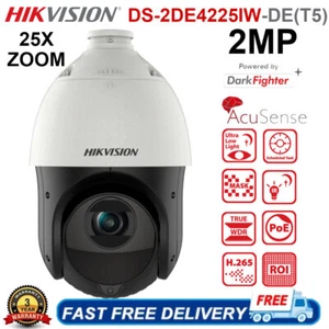 Cámara domo Hikvision DS-2DE4225IW-DE(T5)2 MP 25X DarkFighter IR Acusense NUEVA - Imagen 1 de 3
