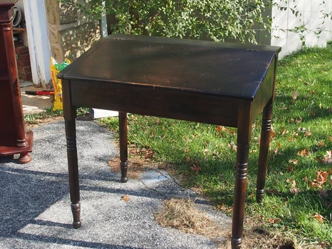 Primitive American Writing Desk Cover