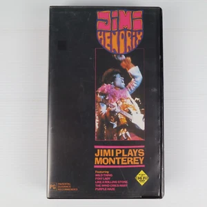 Jimi Hendrix Jimi Plays Monterey VHS Video Rare Vintage - Picture 1 of 4