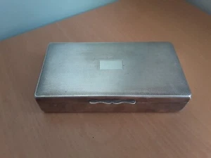 Vintage Aristocrat Silver plated EPNS Cigarette Box by Harman Brothers. - Picture 1 of 11