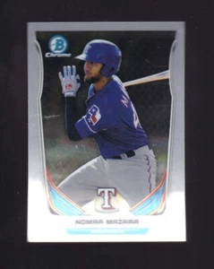 2014 Bowman Chrome Top Prospects Nomar Mazaaa Rookie #CTP90 Texas Rangers - Picture 1 of 2