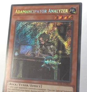 Yugioh Adamancipator Analyzer SESL EN003 Secret Rare 1st ED - Picture 1 of 2