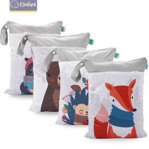 Waterproof Double Zip Wet Bag 30cm*40cm Nappy Bags Large Swim Bag Nappy Bag - Picture 1 of 17