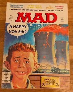 MAGAZINE - Classic Mad Magazine #211 Nov 1979 Invasion Body Snatchers Lord Rings - Picture 1 of 1