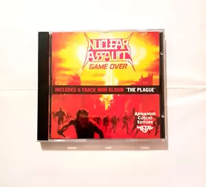 NUCLEAR ASSAULT - Game Over/The Plague CD - Armando Curcio Editore - REISSUE - Picture 1 of 1