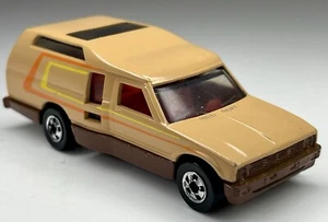 Vintage 1981 Hot Wheels Tan Minitrek Mattel Diecast Toy Car Tan Chrome Wheels - Picture 1 of 11