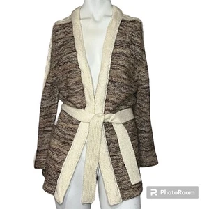 VTG Ms. Today Belted Cardigan Sweater Size 14 Read Description Measurements - Picture 1 of 7