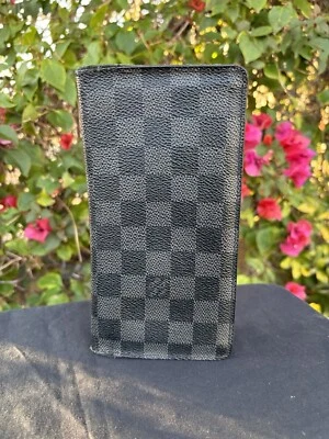 Louis Vuitton Damier Graphite Continental Brazza Long Bifold Wallet Black - Image 1 of 4