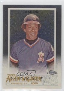 2020 Topps Allen & Ginter Chrome Rod Carew #10 HOF