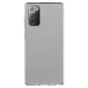 Clear Case for Galaxy Note Lt Grey Leather Texture - Bild 1 von 7