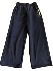 Champion Boys Black Neon Yellow Zipper Pocket Athletic Pants 8-10 - Picture 1 of 8