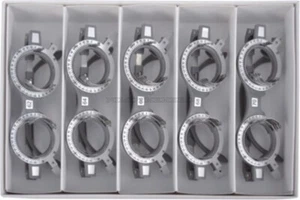 5 Pcs Lens Trial Frame Eyeglass Optometry Gray Tf-A Optical New nq - Bild 1 von 2