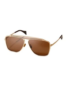 Gafas de sol Yohji Yamamoto YY7040 cuadradas Avlator oro mate - totalmente nuevas, precio de venta sugerido por el fabricante £440 - Imagen 1 de 12