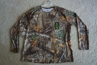 Camo Hunting Men's Realtree Edge 50-52 2XL Insect repellent Long Sleeve T Shirt - Image 1 of 4