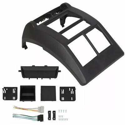 For Jeep Wrangler TJ 97-2002 Double Din Center Dash Radio Trim Panel Dash Bezel Foto 1 de 4