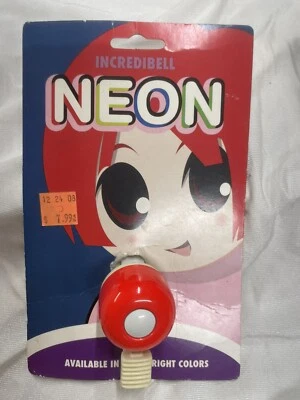 Mirrycle Incredibell Neón Bicicleta Campana Bicicleta ROJO Foto 1 de 2