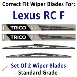 Paquete de 2 limpiaparabrisas estándar - apto para Lexus RC F 2015+ - 30240/180 - Imagen 1 de 1