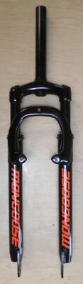 MONGOOSE 29" BLACK/ORANGE BICYCLE SUSPENSION FORK BIKE PARTS 640 - Image 1 of 4