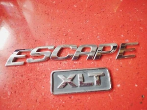 2001-2007 Ford Escape XLT Emblem Logo Badge Letters Trunk Gate Hatch OEM - Picture 1 of 3
