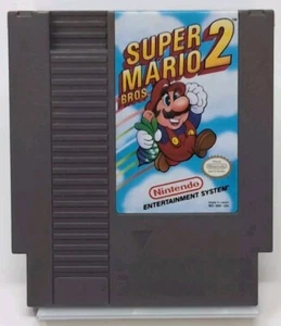 Super Mario Bros 2 II (NES) - Auténtico cartucho de juego Nintendo probado y funcionando - Imagen 1 de 2