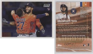 2020 Topps Stadium Club Chrome Abraham Toro #6 Rookie RC