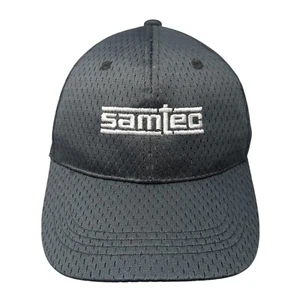 Samtec Strapback Hat Gray One Size Adjustable Embroidered Outdoor Cap - Picture 1 of 8