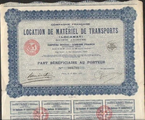 LOCAMAT: Location de Matériel de Transport (U) - Picture 1 of 1