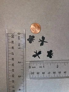 🦋20 pc. MINI BUGS cardstock paper die cut embellishments. - Picture 1 of 26