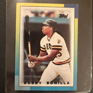 1990 Topps Major League Leaders Minis Bobby Bonilla #71 Pittsburgh Pirates