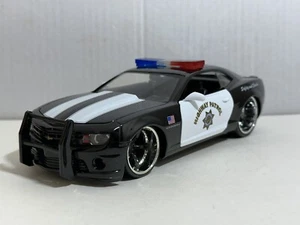 JADA HEAT 2010 CHEVY CAMARO HIGHWAY PATROL 1:24 DIECAST POLICE CAR NEW NO BOX - Picture 1 of 12