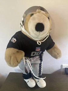 Team NFL Pro Bears Oakland Raiders Plush With Tag Helmet Shoes Pads Clothes RARE - Picture 1 of 7