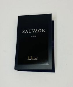 SAUVAGE ELIXIR By DIOR 0.03oz / 1.0ml Parfum Concentre Spray Sample NEW ON CARD