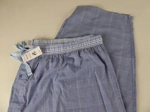 Daniel Cremieux 38 Pajamas Sleep Lounge Pants 100% Cotton NWT Plaid Stripe Logo - Picture 1 of 13