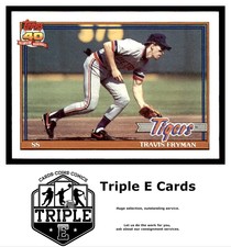 1991 Topps #128 Travis Fryman Detroit Tigers ~A5D