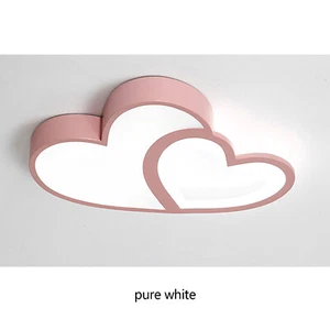 Lámpara de araña LED moderna en forma de corazón montaje empotrado habitación infantil luz de techo 220V - Imagen 1 de 2