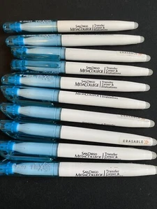 Lot of 10, Pilot Frixion Light Blue Highlighter Pen Erasable "San Diego Mesa" - Picture 1 of 5
