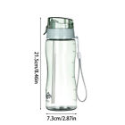 Tragbar Wasserflasche Sportflasche Mit Strohhalm Auslaufsicher Gym Flasche 580ML