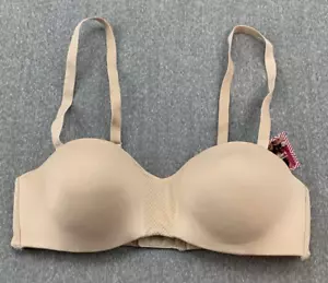 Maidenform Wireless Strapless Bra Women 34A Beige ComfortGrip Convertible SE0015 - Picture 1 of 15