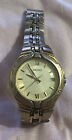 Vintage Seiko Mens Gold Silver Tone Watch 7N42-6C10, New Battery, Working