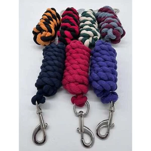 Ruggles 2m Cotton Lead Rope for Horse & Pony |Robust Trigger Clip - Picture 1 of 17
