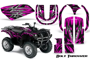 YAMAHA GRIZZLY 660 CREATORX KIT DE CALCOMANÍAS PEGATINAS PERNO LANZADOR ROSA - Imagen 1 de 1