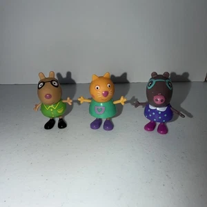 Vintage Jazwares Peppa Pig Molly Maulwurf Figur Candy Cat Pedro Pony - Bild 1 von 11