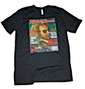 Camiseta Rara Rolling Stone Cubierta Halloween Beetlejuice Negra Talla L por Lona - Imagen 1 de 6