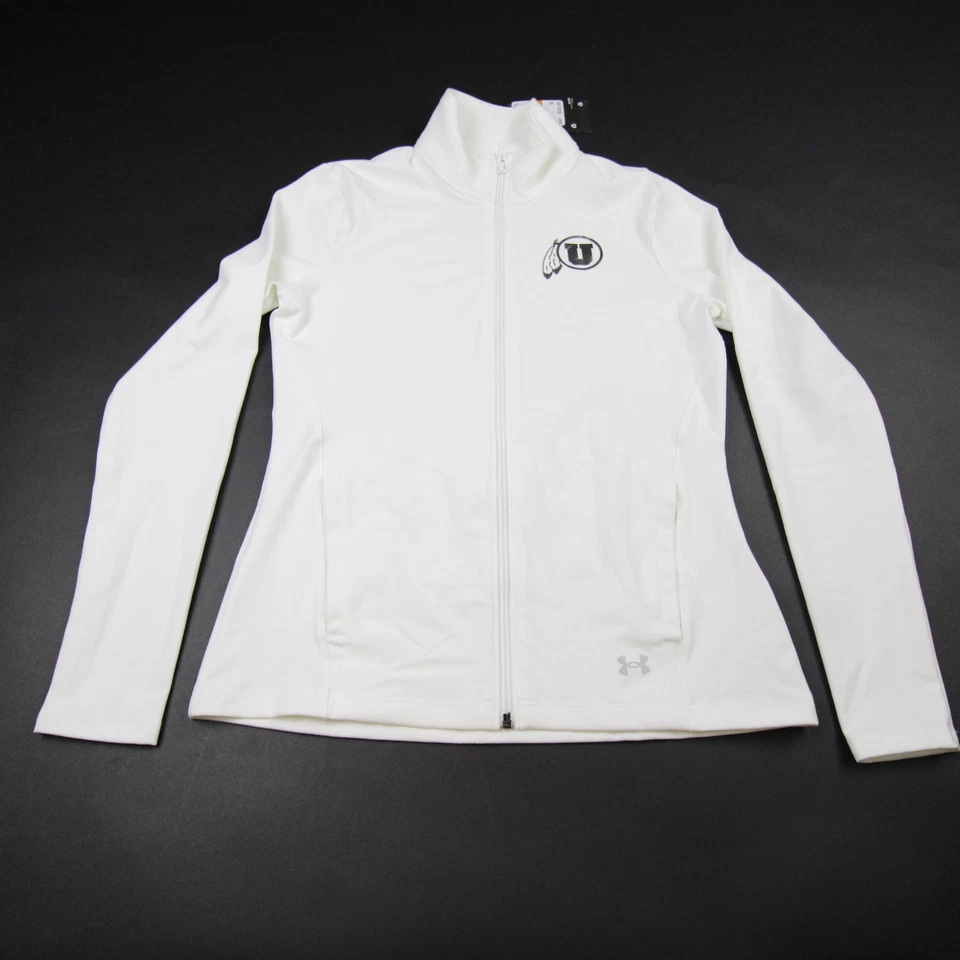 Utah Utes Under Armour Jacket Women's White New - Image 1 of 1