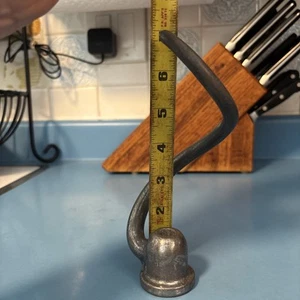 Vintage KitchenAid Size 4 Aluminum Mixer Replacement Dough Hook - Free Shipping - Picture 1 of 8