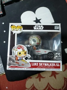 Funko pop STAR WARS LUKE 232 SKYWALKER with x-wing 40th star wars exclusive !! - Foto 1 di 21