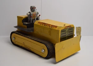 Vintage Marvelous Mike Tractor MCM Robot 1954 Saunders Battery Toy Space Age - Bild 1 von 15