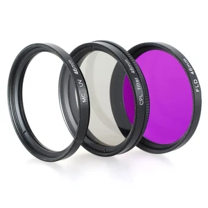 46mm UV + POL + FD FLD Filter Set Filterset Polfilter 46 mm - Bild 1 von 9