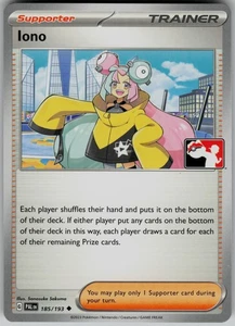 Iono Uncommon Prize Pack Series Cards 185/193 NM - Picture 1 of 2