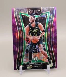 2024-25 Panini Select Mezzanine Jayson Tatum Viola Cracked Ice Prizm 99/99 - Foto 1 di 3